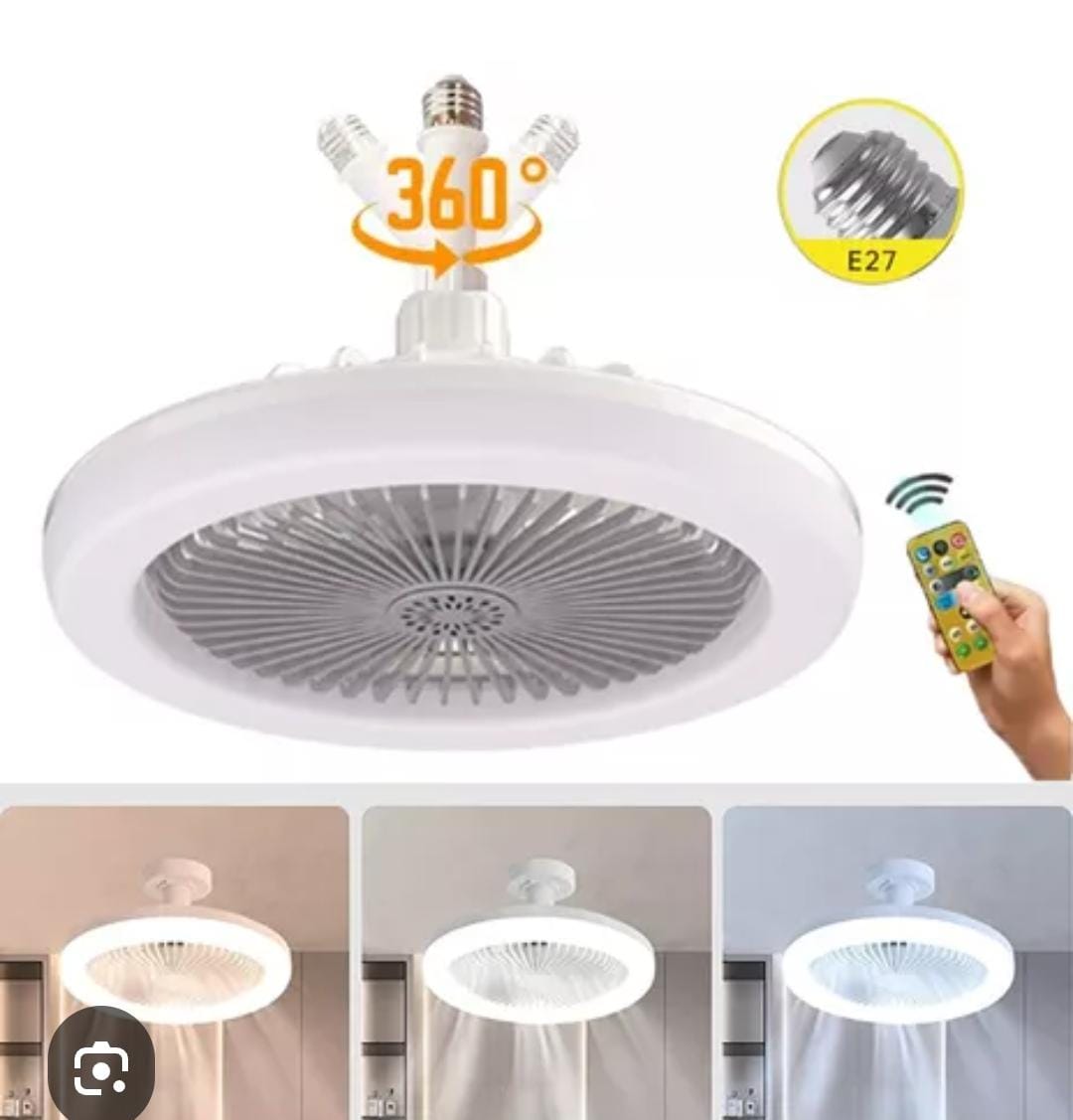 Ventilador Ampolleta